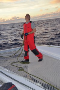 Hoisting Code D sail 