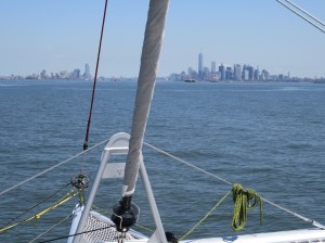 Arriving in NY Harbor