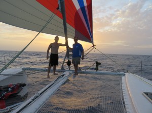 Davali sunset with son David