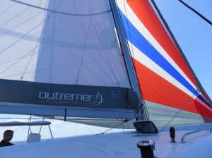 with Code D and Main sail